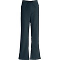 ComfortEase™ Ladies Drawstring and Elastic Waist Cargo Scrub Pants, Black, XL, Reg Length