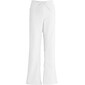 Medline ComfortEase Ladies Drawstring and Elastic Waist Cargo Scrub Pants, White, XL, Reg Length