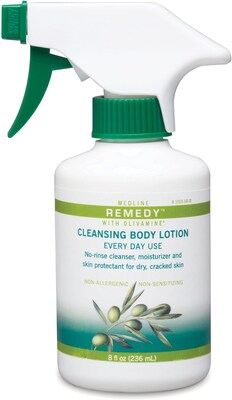 Remedy® Olivamine Cleansing Body Lotions, 8 oz, Spray Bottle