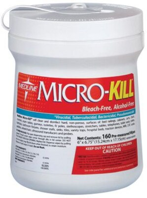 Medline Micro-Kill MSC351201H Disinfectant Wipes