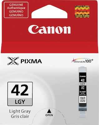 Canon 42 Light Gray Standard Yield Ink Cartridge   (6391B002)