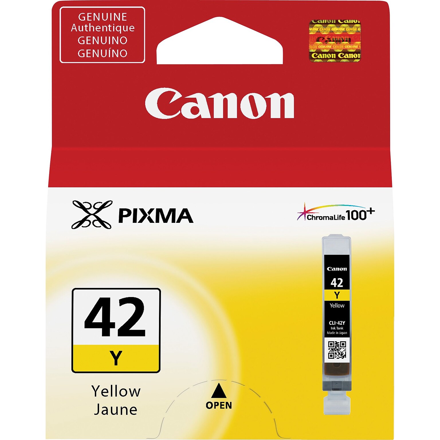 Canon 42 Yellow Standard Yield Ink Cartridge   (6387B002)