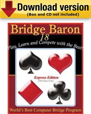 Bridge Baron 18 Express Edition for Windows (1-5 User) [Download]