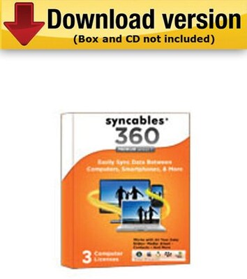 Syncables 360 Premium Version 7.0 for Windows (1 - 3 User) [Download]