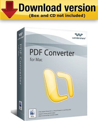 Wondershare PDF Converter for Mac (1-User) [Download]