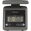 Brecknell PS-7 Gray Electronic Postal Scale; Up to 7lb. Capacity