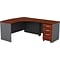Bush Business Furniture Components 60W L Shaped Desk with Left Handed Return and 3 Drw File Cabinet