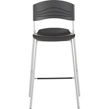 Iceberg® CafeWorks Bistro Stool, Graphite