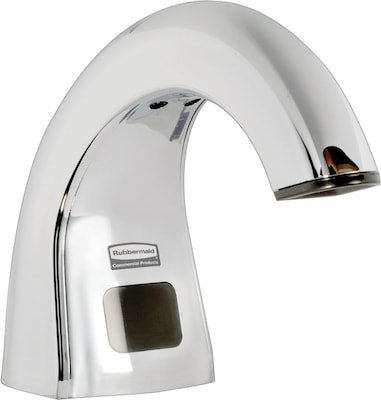 Rubbermaid Commercial Products One Shot® Automatic Hand Soap Dispenser, Polished Chrome, 4/Carton (FG402073)