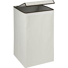 Honey-Can-Do Collapsible Hamper with Lid, Polyester, Tan (HMP-09205)