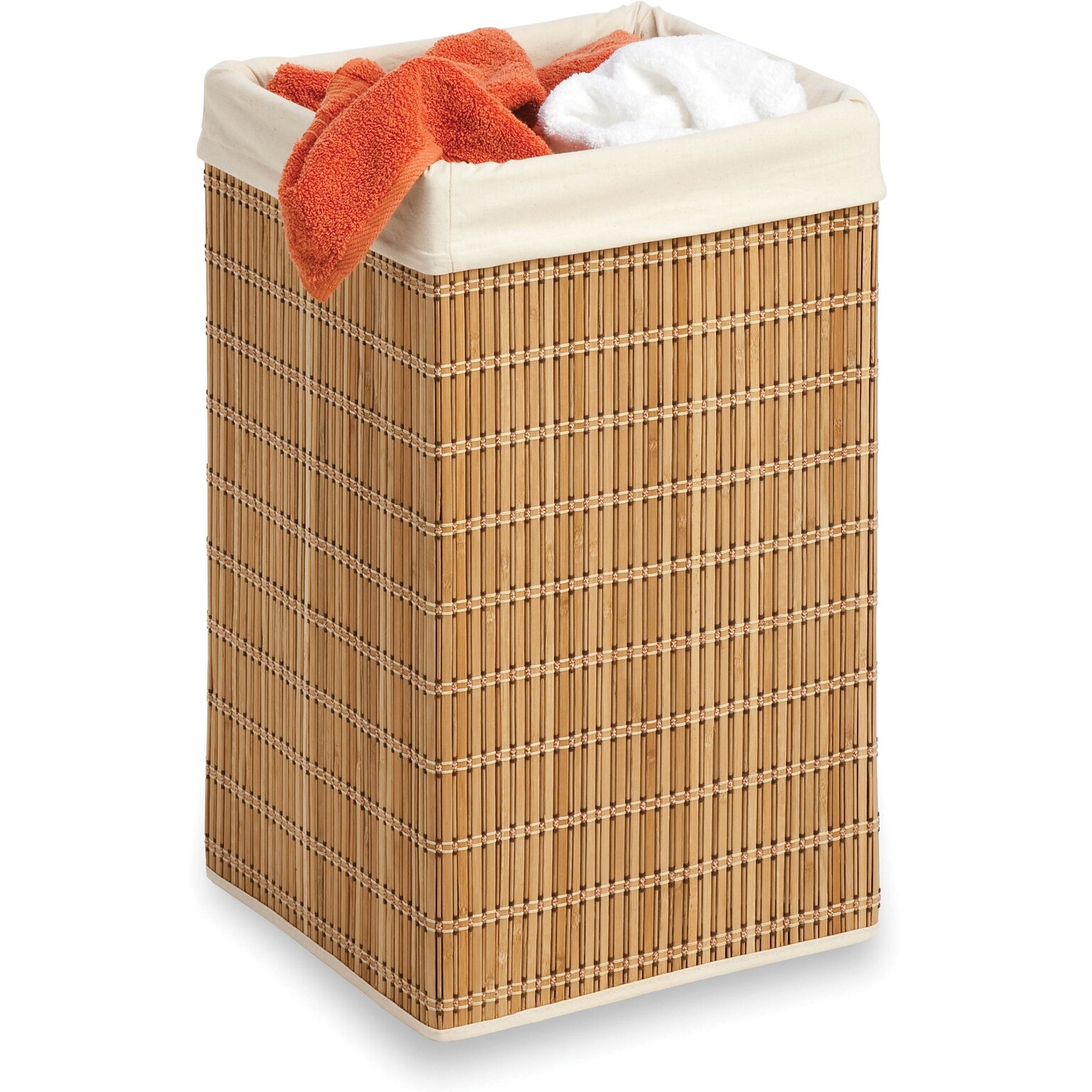 Honey-Can-Do Hamper, Wood, Brown (HMP-01620)