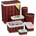 Honey Can Do 7 Piece Wicker Hamper Kit