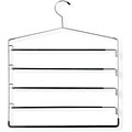 Honey Can Do Five-Tier Swinging Arm Pant Hanger, Black/Silver, 2/Pack (HNG-09030)