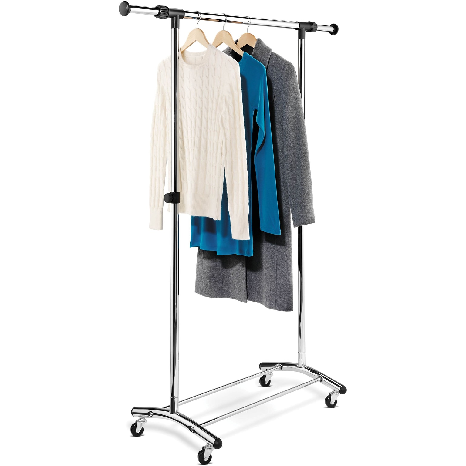 Honey Can Do Commercial Chrome Garment Rack