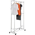 Honey Can Do Square Tube Garment Rack- Chrome