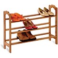 Honey Can Do 3-tier Bamboo Shoe Rack