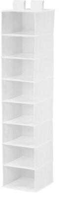 Honey Can Do 8 Shelf Hanging Organizer, White