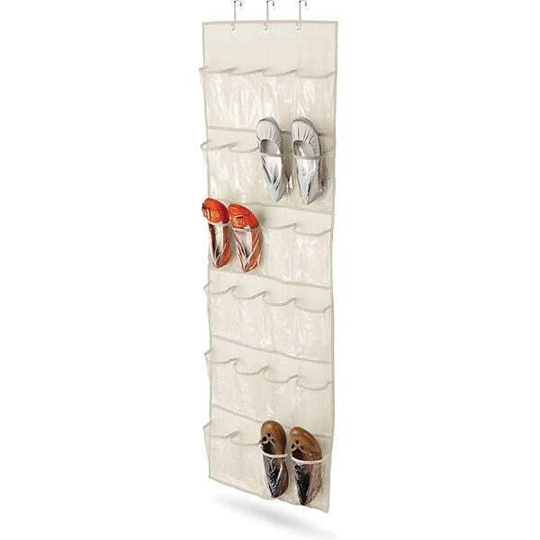Honey Can Do 24 Pocket Otd Shoe Organizer, Beige