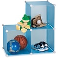 Honey Can Do 3 Pack Storage Cubes, Blue (SFT-01466)