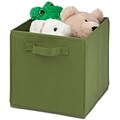 Honey Can Do 4 Pack Non-Woven Foldable Cube, Green