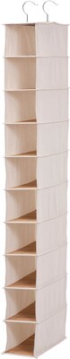 Honey Can Do 10 Shelf Hanging Organizer, Bamboo