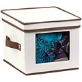 Honey Can Do Natural Canvas Small Window Storage Box