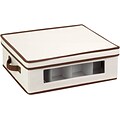 Honey Can Do Natural Canvas Large Window Storage Box