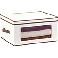 Honey Can Do Natural Canvas Large Window Storage Chest