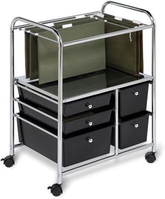 Honey-Can-Do 5-Drawer Hanging File Cart (CRT-01512)