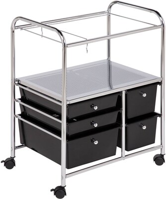 Honey-Can-Do 5-Drawer Hanging File Cart (CRT-01512)