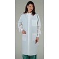 ASEP® Unisex Full Length Barrier Lab Coats, White, XL