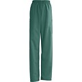 AngelStat® Unisex Elastic Cargo Scrub Pants, Emerald, XS, Medium Length