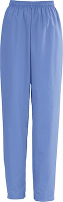 AngelStat® Ladies Elastic Draw Cord Scrub Pants, Ceil Blue, Large