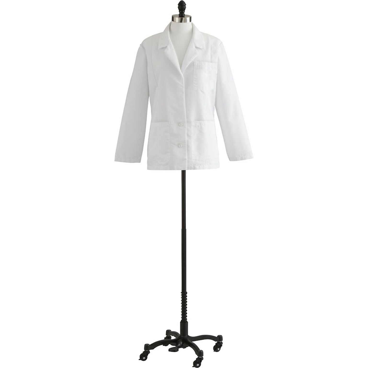 Medline Ladies Consultation Lab Coats, White, 20 Size