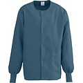 ComfortEase™ Unisex Two-pockets Warm-up Scrub Jackets, Caribbean, XL