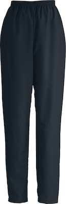 Medline ComfortEase Ladies Elastic Scrub Pants, Black, Medium, Regular Length | Quill