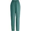 ComfortEase™ Ladies Elastic Scrub Pants, Evergreen, XL, Regular Length