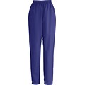 ComfortEase™ Ladies Elastic Scrub Pants, Purple, XL, Regular Length