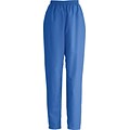 ComfortEase™ Ladies Elastic Scrub Pants, Royal Blue, XS, Regular Length