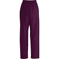 ComfortEase™ Unisex Elastic Cargo Scrub Pants, Wine, XS, Medium Length