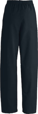 ComfortEase™ Unisex Elastic Cargo Scrub Pants, Black, Small, Long Length