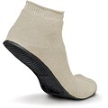 Sure-Grip® Rubber Sole Slippers, Beige, XL, 12 Pair/Case