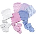 Medline Infant Head Warmers, Pink/Blue Stripe, 50/Pack