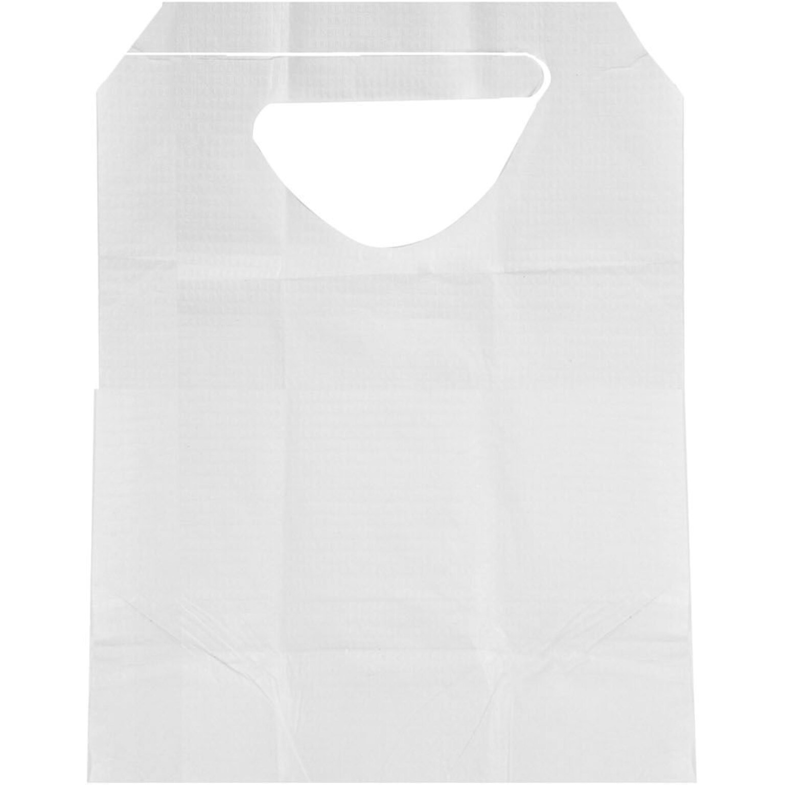 Medline Disposable Ties Adult Bibs, White, 300/Case