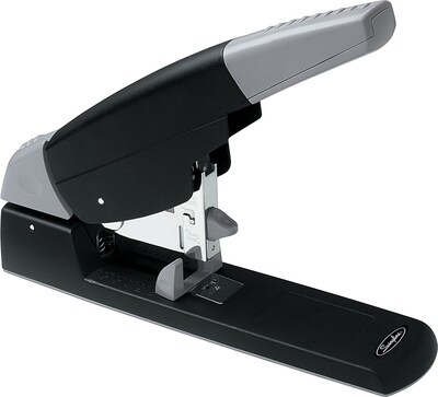 Auto 180 Xtreme Duty Automatic Stapler, 180-Sheet Capacity, Silver/Black