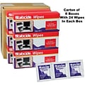 Kodak Scanner Staticide Wipes, 24 Wipes/Box, 6 Boxes/Carton (896-5519)
