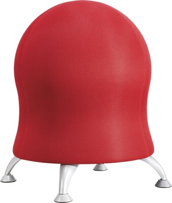 Safco Fabric Plastic Ball Chair, Crimson (4750CI)