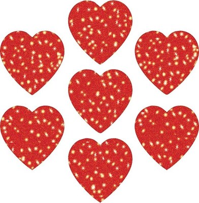 Carson-Dellosa Hearts, Red Dazzle™ Stickers