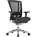 Raynor nefil Pro Smart Motion Managers Chair, Mesh, Tech Black, Seat: 19 1/2W x 16 - 17 1/4D, Back: 20 5/8W x 21 5/8H