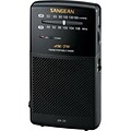 Sangean SR35 Black Hand Held Pocket Radio w/ Built In Speaker, FM/AM